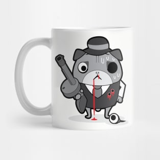 MAFIA PUG - Gray style. Mug